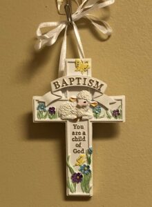Baptism Cross %50 Off of $13.95 now just $6.98