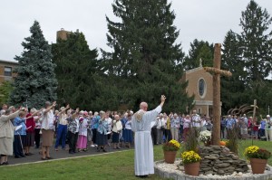 Mission Cross Blessing at the Motherhouse